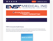 Tablet Screenshot of ensrmedical.com
